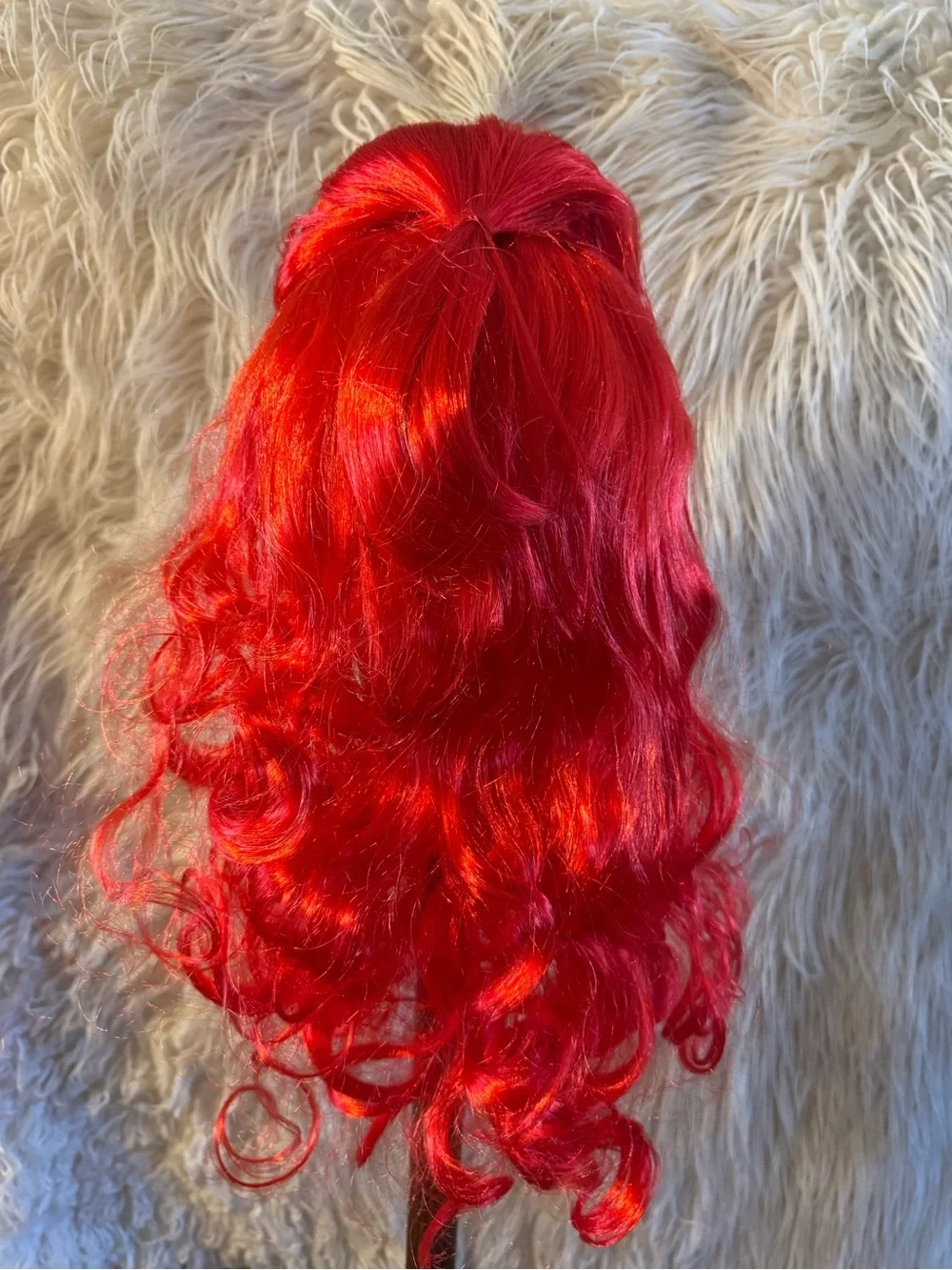 Bright Red Women’s Synthetic Wig